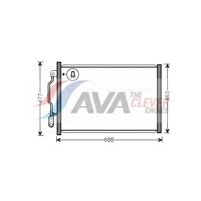 Abbildung von PRASCO MSA5605 Klimakondensator 13,8 Aluminium 647 R 134a MERCEDES BENZ: S Class Coupe