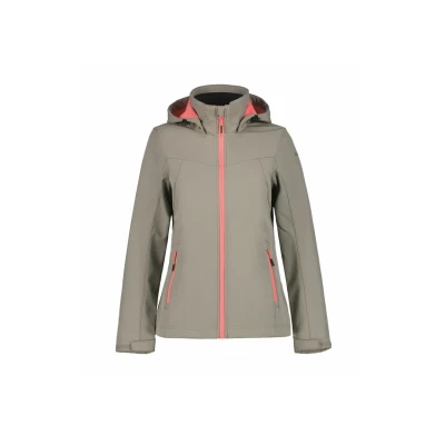 Abbildung von Icepeak Brenham Softshelljacke, Damen, Größe: 38, Grau