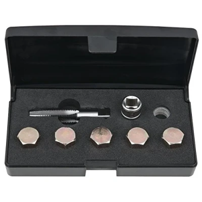 Abbildung von KS TOOLS 150.4915 Reparatursatz, Ölablassschraubengewinde M12x1,5 Kunststoffkoffer