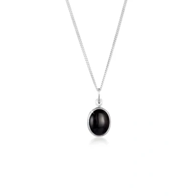 Abbildung von Elli Edelstein ONYX Halskette, Damen, Größe: 45, Schwarz