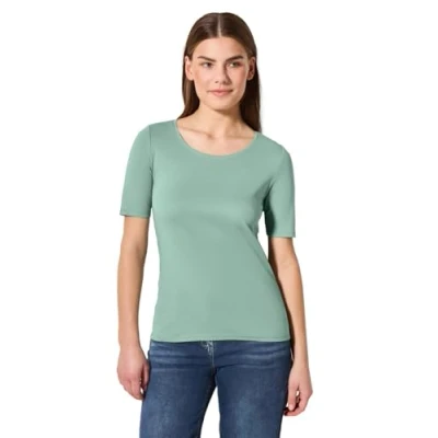 Abbildung von Cecil Tshirt basic, Damen, Größe: 34, Grün