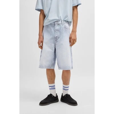 Abbildung von HUGO AMAN Jeans Shorts, Herren, Größe: 33, Bright blue