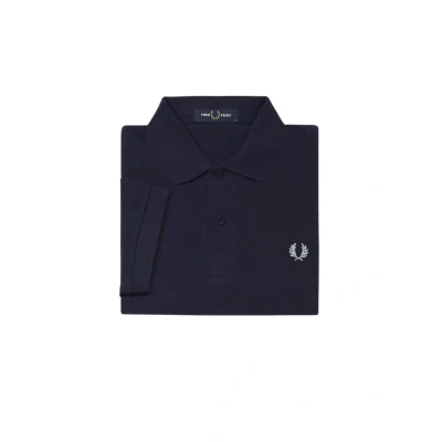 Abbildung von Fred Perry Poloshirt, Herren, Größe: Medium, Bleu marine blanc