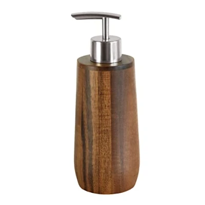 Abbildung von Kleine Wolke Seifenspender Acaia, Accessoires, Farbe Braun, Material: Akazie, Länge 7,2 x Breite Höhe 19,3 cm