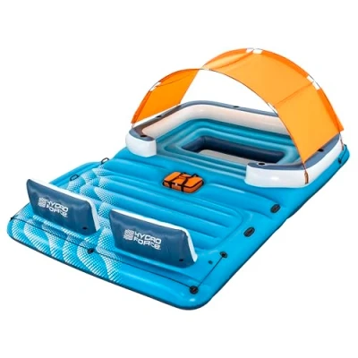 Abbildung von Bestway Hydro Force 6 Personen Badeinsel Tropical Breeze 389 x 274 cm