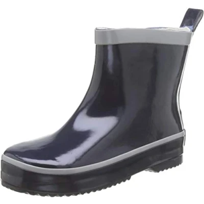 Abbildung von Playshoes Unisex Kinder Gummistiefel Halbschaft Regenstiefel, Ringel, 22 EU