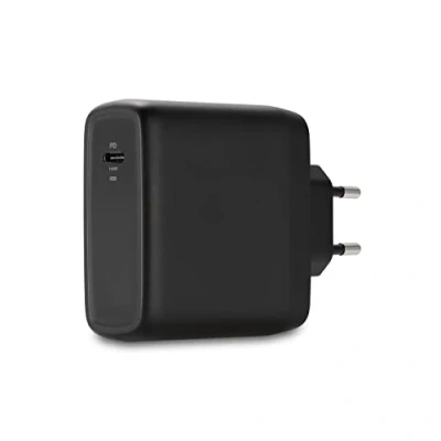 Abbildung von Kensington USB C GaN Ladegerät 100 W, Kompaktes und mobiles Netzteil für schnelles Laden, 2 m langes Kabel, Kompatibel mit MacBooks, iPads Surface Geräten (K33821EU)