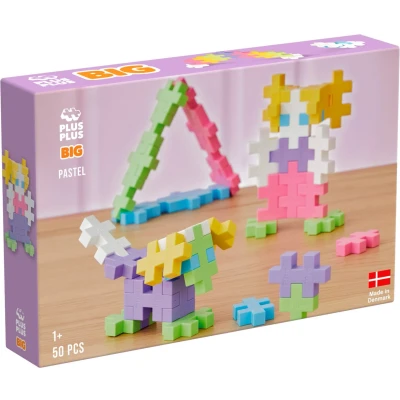 Abbildung von Plus BIG Baukasten Pastel Mix 50 Teile