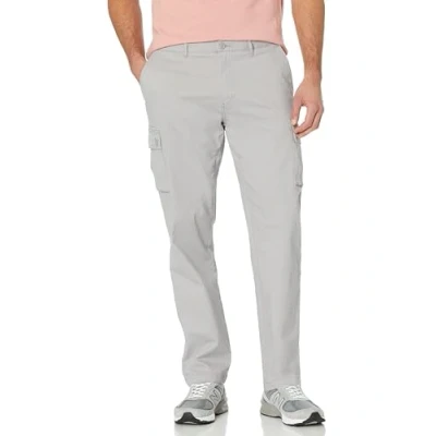Abbildung von Amazon Essentials Herren Gerade geschnittene Stretch Cargohose (erhältlich in Big &amp; Tall), Hellgrau, 40W / 34L