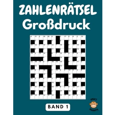 Abbildung von Zahlenrätsel Großdruck: Buch mit 96 Rätsel in Großer Schrift Für Senioren und Erwachsene, Band 1