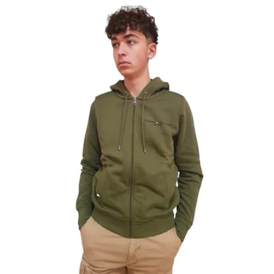 Abbildung von Tommy Hilfiger LOGO Hoody Leichte Jacke, Herren, Größe: Large, Putting green