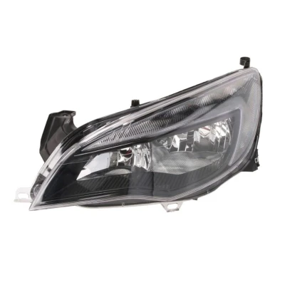 Abbildung von TYC 20 15602 06 2 Scheinwerfer links H7/H7, LED schwarz mit Tagfahrlicht für Rechtsverkehr LED, Elektromotor OPEL: Astra J Hatchback