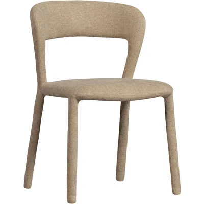 Abbildung von WOOOD Esszimmerstuhl »Noble«, (Set), 2 St., Strukturstoff, komplett mit Stoff bezogen, Höhe 76 cm x Breite 51
