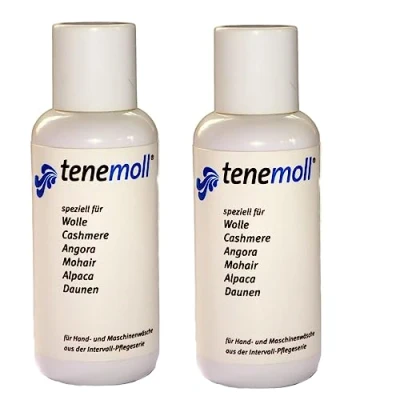 Abbildung von Wollwaschmittel Konzentrat Tenemoll Universal Wolle Waschmittel flüssig für Handwäsche + Maschinenwäsche (200 ml 2 x 100 ml)
