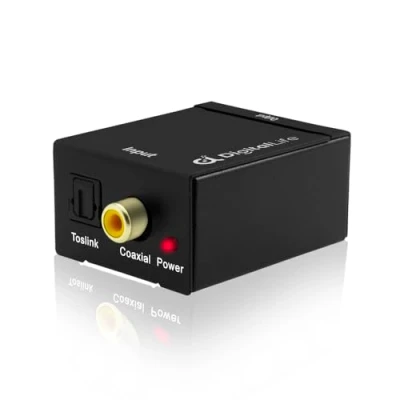 Abbildung von DigitalLife 192kHz Digital Analog Wandler Wandelt SPDIF Koax/Toslink in Stereo RCA um. Ideal für TV, DVD, PS3, Xbox. Hi Fi Klang, perfekt audiophile Genießer