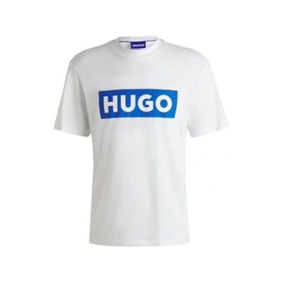 Abbildung von HUGO NICO Tshirt print, Herren, Größe: XS, White