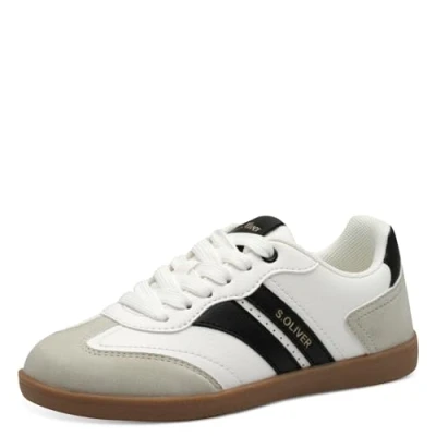 Abbildung von s.Oliver Sneaker low für Kinder, Größe: 33, White comb. Schuhe