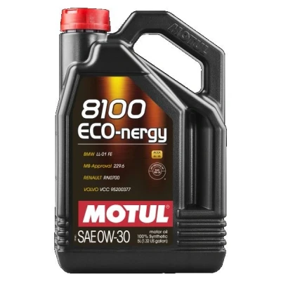 Abbildung von Motul 8100 ECO NERGY 0W 30 5l Motoröl 102794 VOLKSWAGEN: Golf 4, 5, 7, AUDI: Q3, A4 B8 Avant, A6 C6 KIA: cee‘d II Hatchback