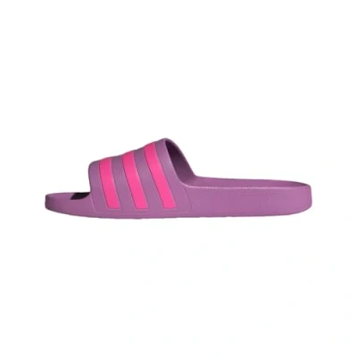 Abbildung von adidas Damen Adilette Aqua Slides, preloved purple/lucid pink/preloved purple, 43 EU