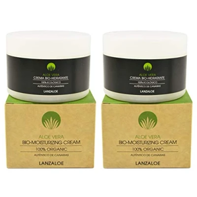 Abbildung von Lanzaloe Bio Feuchtigkeitscreme 100% Ökologisch 200ml x 2 Einheiten