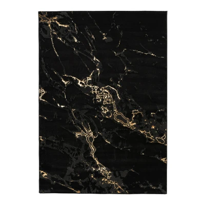 Abbildung von Kayoom Teppich "Mineral 425" rechteckig 12 mm Höhe Kurzflor, Hoch Tief Struktur, Wohnzimmer