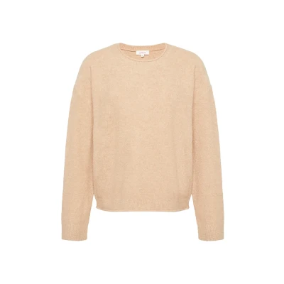 Abbildung von s.Oliver AUS BOUCLÉ Strickpullover, Damen, Größe: 44, Hellbraun