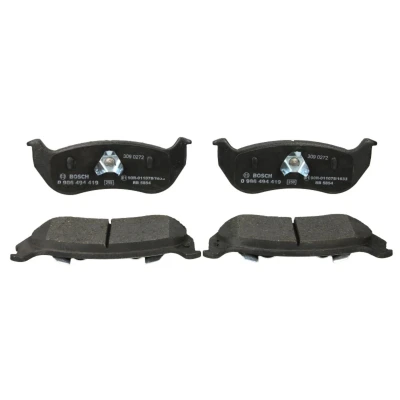 Abbildung von BOSCH 0 986 494 419 Bremsbelagsatz Low Metallic mit Kolbenclip, Anti Quietsch Blech JEEP: Cherokee III