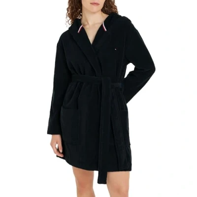 Abbildung von Tommy Hilfiger Bathrobe Bademantel, Damen, Größe: Large, Desert sky