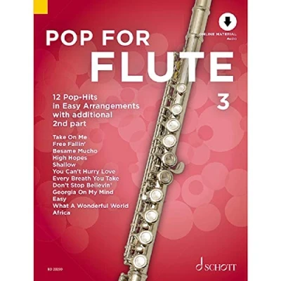 Abbildung von Pop for Flute 3: 12 Hits in Easy Arrangements zusätzlich mit 2. Stimme. Band 3. 1 2 Flöten. (Pop Flute, 3)