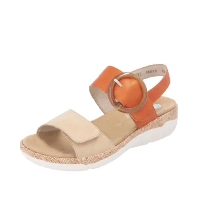 Abbildung von Remonte Keilsandalette, Sommerschuh, Riemchensandale, praktische Klettverschlüsse