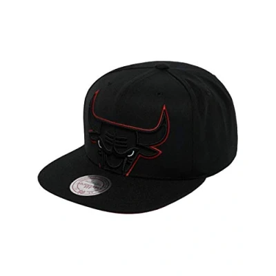 Abbildung von Mitchell &amp; Ness BH72Q2 Snapback Cap Chicago Bulls Schwarz, Size:ONE Size
