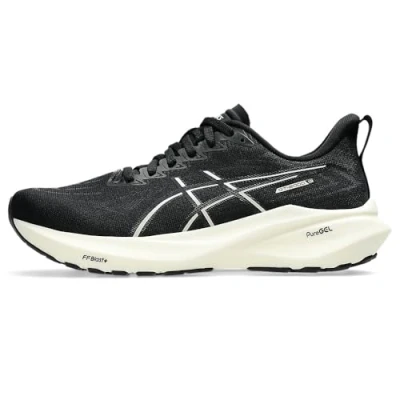 Abbildung von Asics GT2000 13 Laufschuh Stabilität, Damen, Größe: 38, Black/white Schuhe