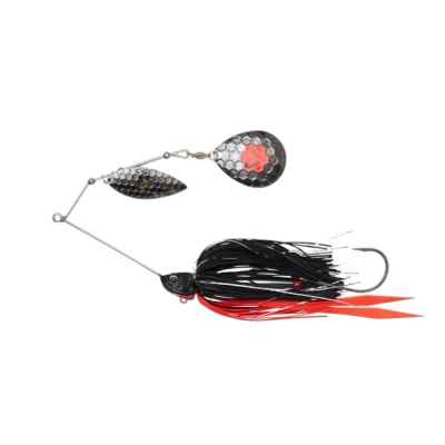 Abbildung von Savage Gear Da&#039;Bush Spinnerbait Silver Black Red 42g #4