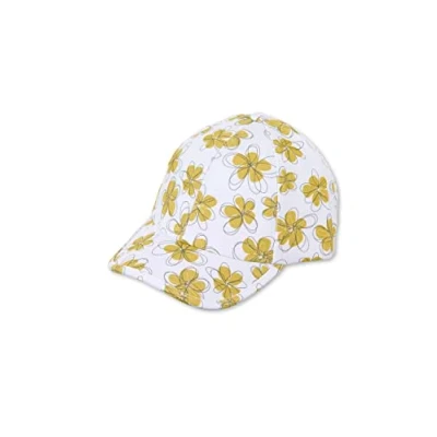 Abbildung von Sterntaler Baby Mädchen Cap Baseball Blumen Cap, Kinder Basecap aus Jersey Baumwolle mit Print weiß, 49