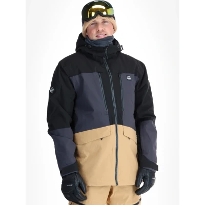 Abbildung von Rehall Cure-R Herren Skijacke - Grau-Schwarz-Beige
