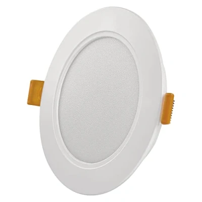 Abbildung von EMOS LED Panel 9 W, runde 900 lm Deckenleuchte, Einbauleuchte mit Durchmesser 12 cm, Neutralweiß 4000 K, inkl. Treiber, extra flach, Einbautiefe 2,6 Weiß