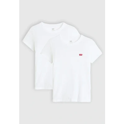 Abbildung von Levi&#039;s® T Shirt »Mini Logo«, (Packung, 2 tlg.), mit kleiner Markenlogo Stickerei auf der Brust