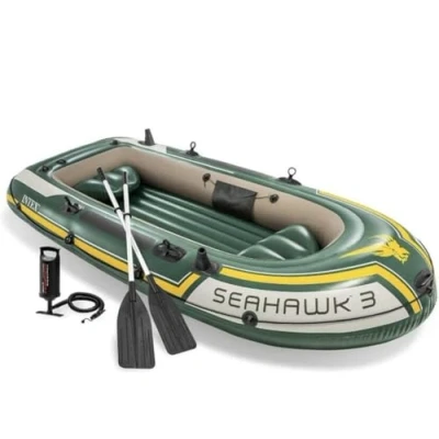 Abbildung von Intex Seahawk 3 Set Drei Personen Schlauchboot mit Paddeln und Pumpe