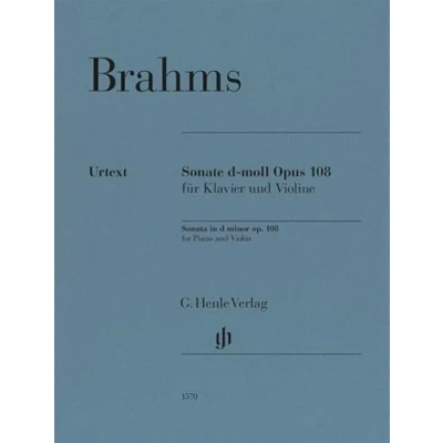 Abbildung von Violinsonate d moll op. 108: Besetzung: Violine und Klavier (G. Henle Urtext Ausgabe)