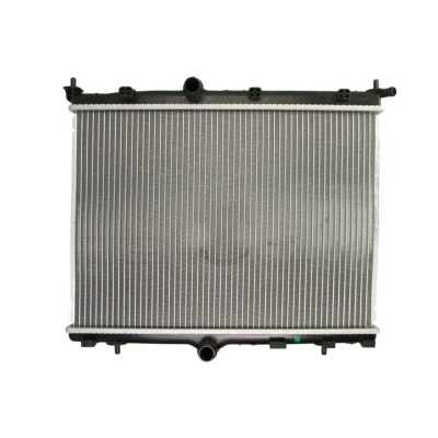 Abbildung von NRF 550296 Kühler, Motorkühlung Aluminium 528 382 17 Kühlrippen gelötet