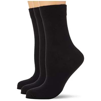 Abbildung von NUR DIE 3ER PACK Socken, Damen, Größe: 35 38, Schwarz