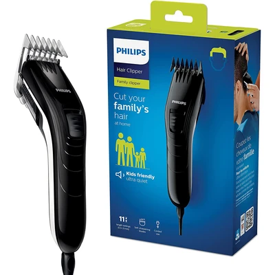 Abbildung von Philips Haarschneider »Series 5000 QC5115/15« 1 Aufsätze mit 11 Längeneinstellungen, Netzbetrieb