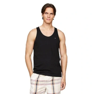 Abbildung von Tommy Hilfiger Herren 3er Pack Tank Tops Rundhalsausschnitt, Schwarz (Black/Black/Black), S