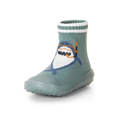 Abbildung von Sterntaler Unisex Kinder Adventure Hai Socken, Dunkelgrün, 25 26