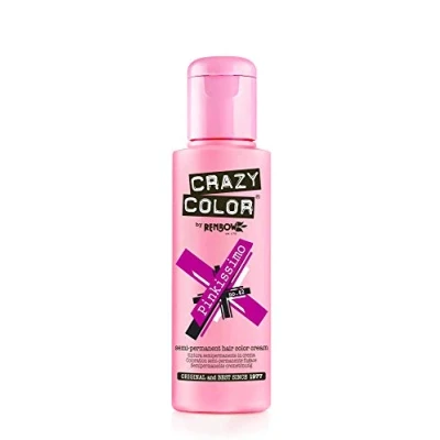 Abbildung von Renbow Crazy Color Semi Permanent Hair Dye pinkissimo 42 100 ml, 1er pack (1 x 115 g)