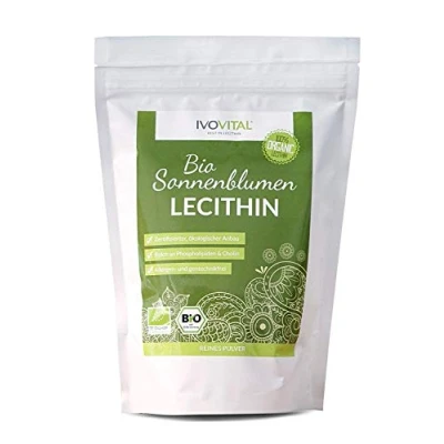 Abbildung von BIO Sonnenblumen Lecithin Pulver, IVOVITAL® (Bio zertifiziert) (300g)
