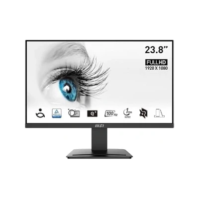 Abbildung von MSI PRO MP2412DE 23,8 Zoll (60 cm), FHD (1920x1080), 100 Hz, VA Panel, HDMI, Displayport, Schwarz