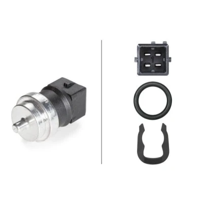 Abbildung von HELLA 6PT 009 309 551 Kühlmitteltemperatursensor mit Anbaumaterial RENAULT: CLIO 2, TRAFIC 2 Kasten, ESPACE 4, DACIA: Logan I Pickup, Dokker Express