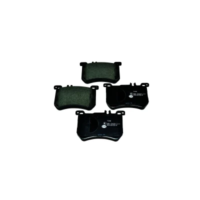 Abbildung von HELLA 8DB 355 020 491 Bremsbelagsatz für Verschleißwarnanzeiger vorbereitet MERCEDES BENZ: S Class Saloon, SL Convertible