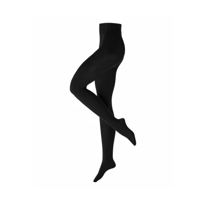 Abbildung von Burlington COSY Cottage Strumpfhose, Damen, Größe: Medium, Black